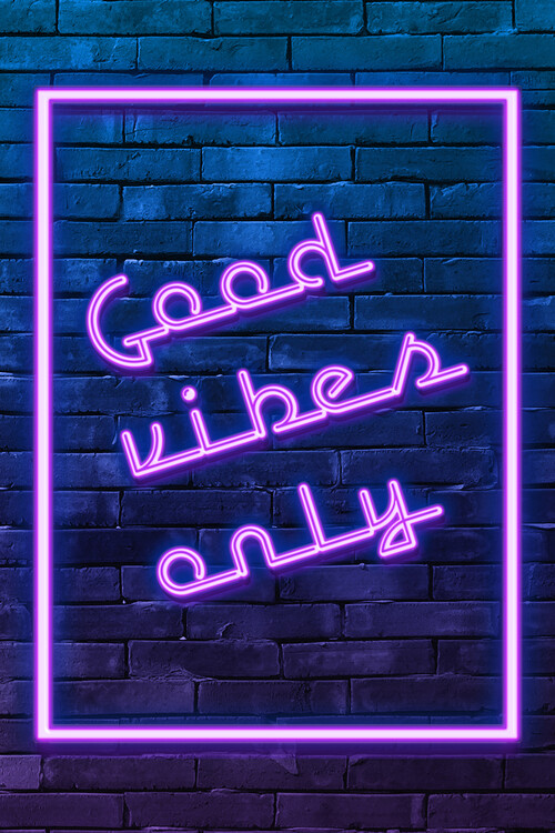 Arte fotográfico Good vibes only