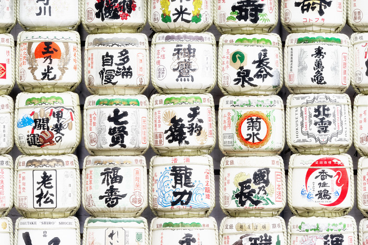 Arte fotográfico Japanese Sake