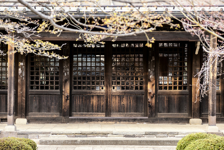 Arte fotográfico Japanese wooden Facade