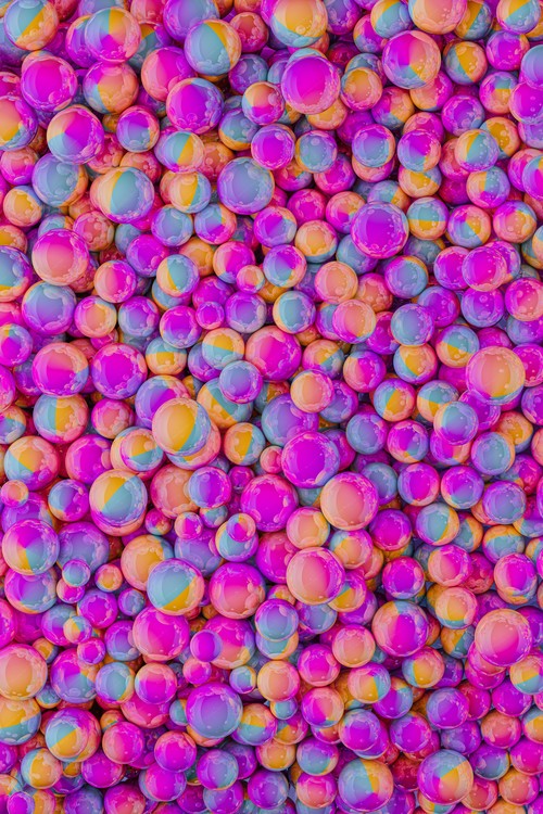 Arte fotográfico Multiculour balls