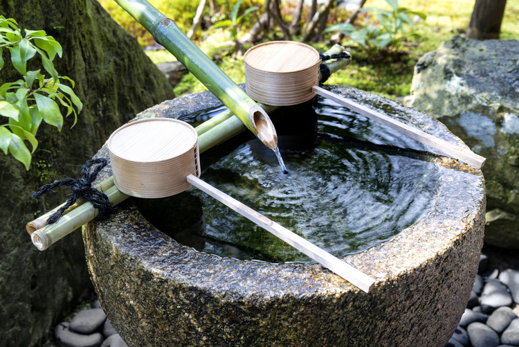 Arte fotográfico Natural Japanese Fountain