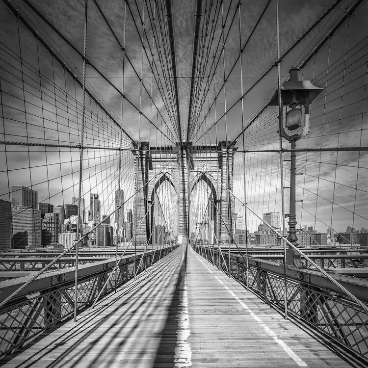 Arte fotográfico NEW YORK CITY Brooklyn Bridge