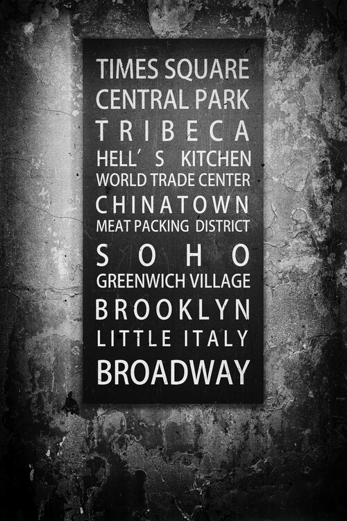 Arte fotográfico NYC Districts