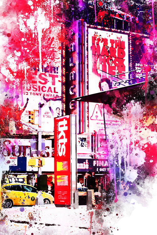 Arte fotográfico NYC Watercolor 110