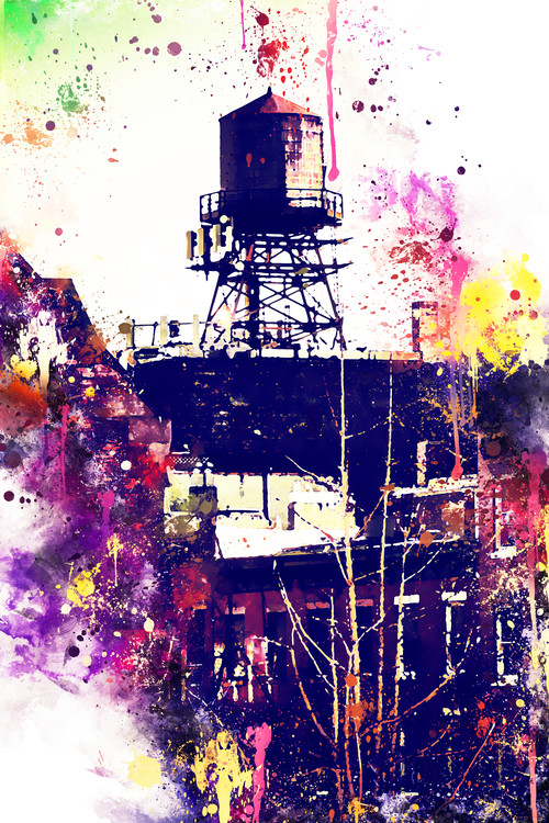 Arte fotográfico NYC Watercolor 117