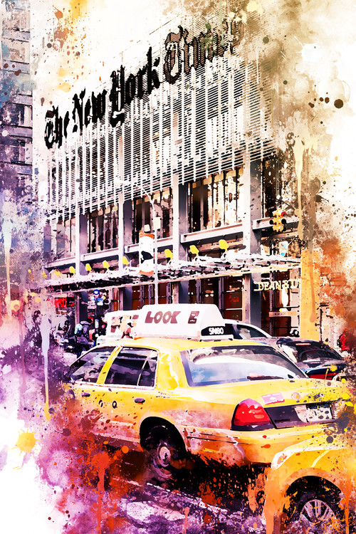 Arte fotográfico NYC Watercolor 127
