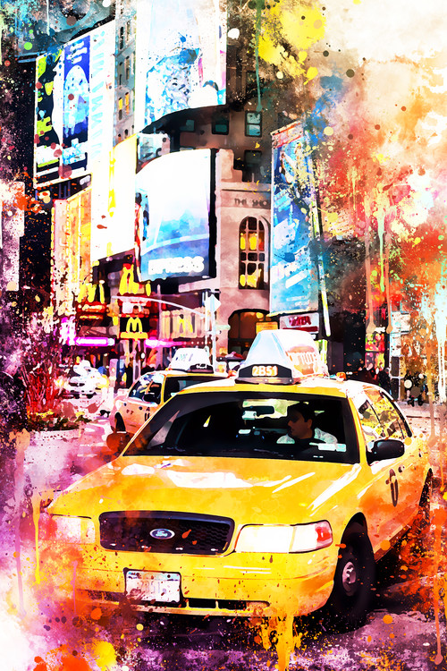 Arte fotográfico NYC Watercolor 147