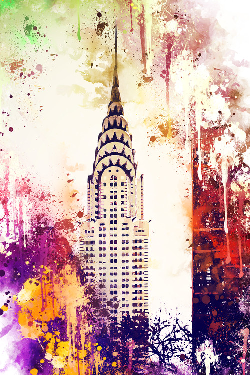 Arte fotográfico NYC Watercolor 155