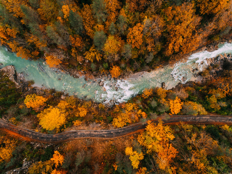 Photographie d'art River crossing the valley
