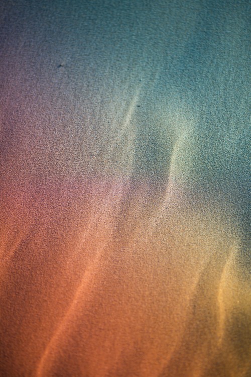 Arte fotográfico Sand with sun reflexions