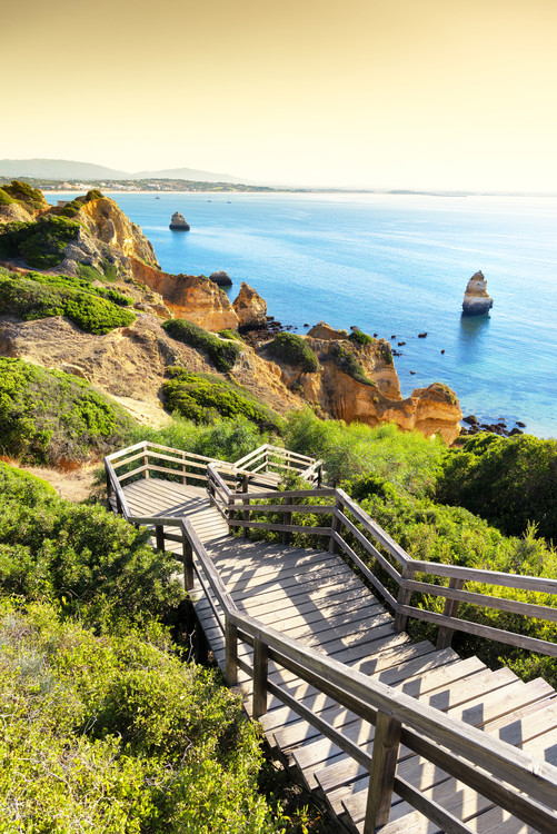 Photographie d'art Stairs to Camilo Beach at Sunset