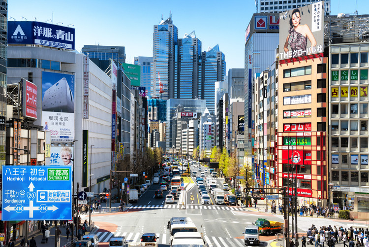 Arte fotográfico Tokyo Cityscape
