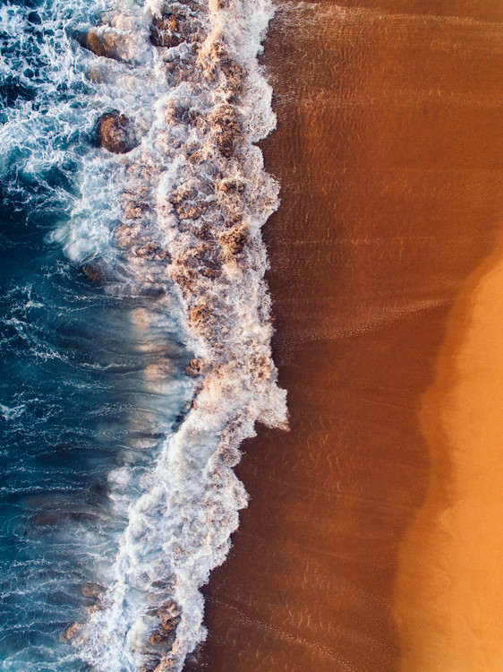 Photographie d'art Water arrive to sand