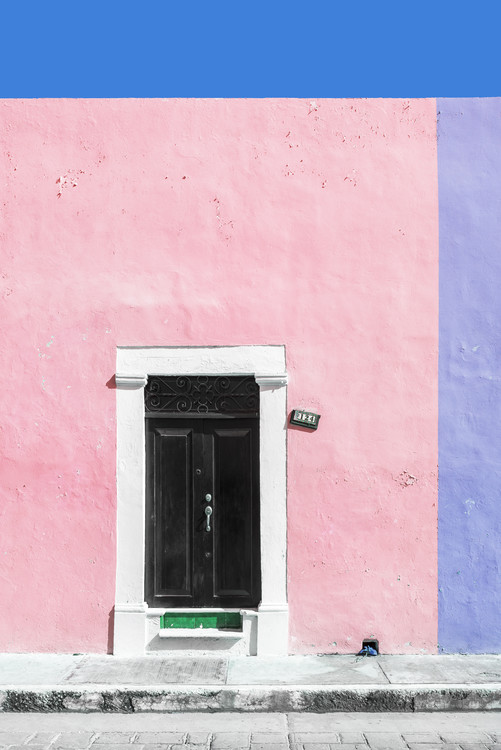 Arte fotográfico 124 Street Campeche - Pink & Purpe Wall