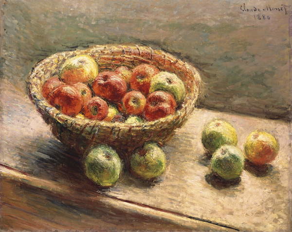 Obraz na plátně A Bowl of Apples; Le Panier de Pommes, 1880