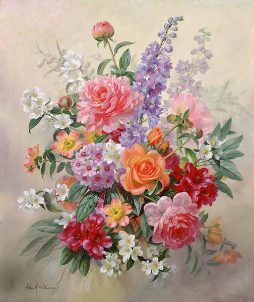 Obrazová reprodukce A High Summer Bouquet