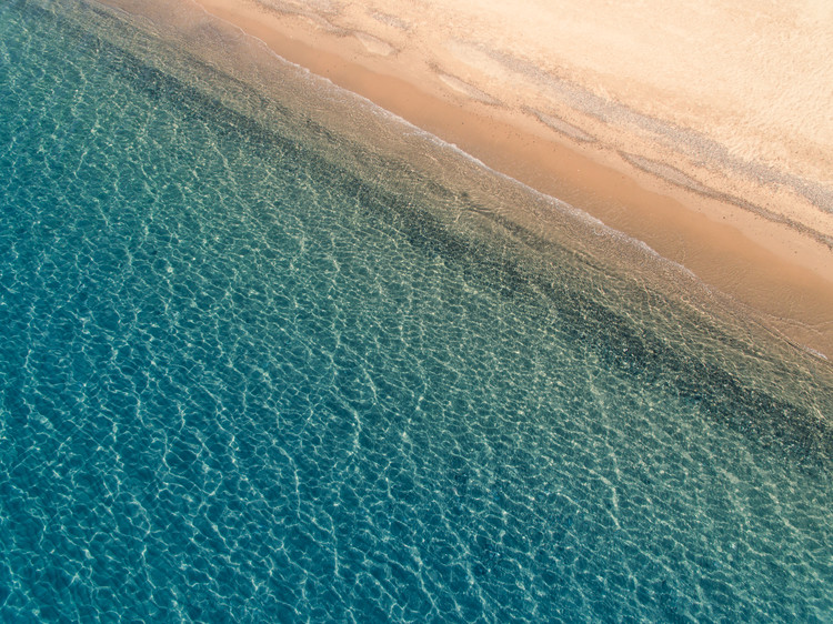 Photographie d'art Aarial mediterranean beach