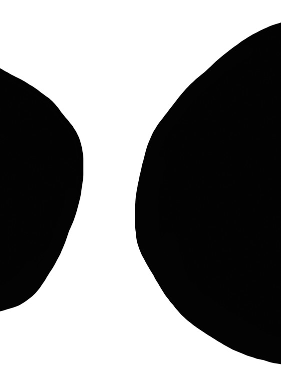 Arte fotográfico abstract black circles