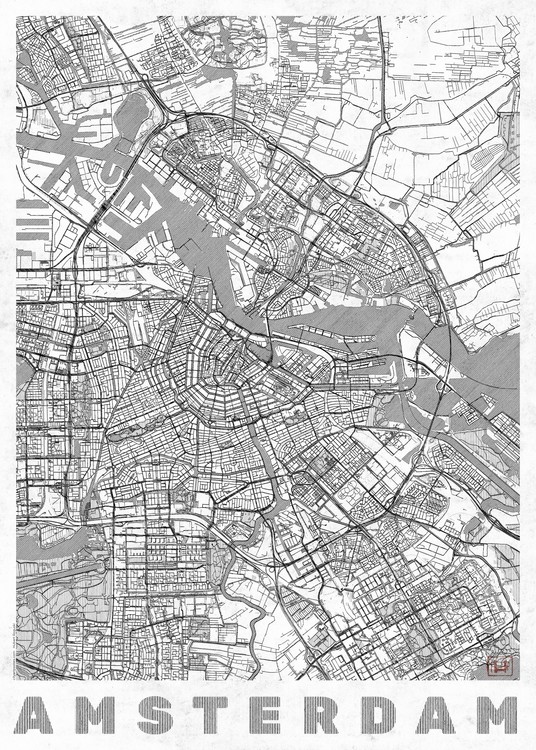 Mapa Amsterdam
