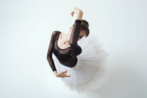 Photographie artistique angle from above on a ballerina
