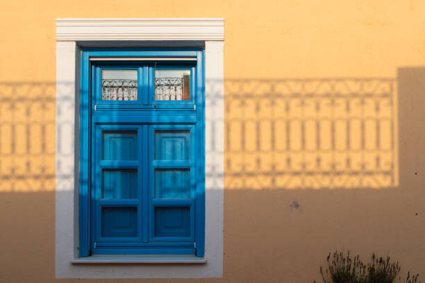Photographie artistique Architecture of Oia town with blue