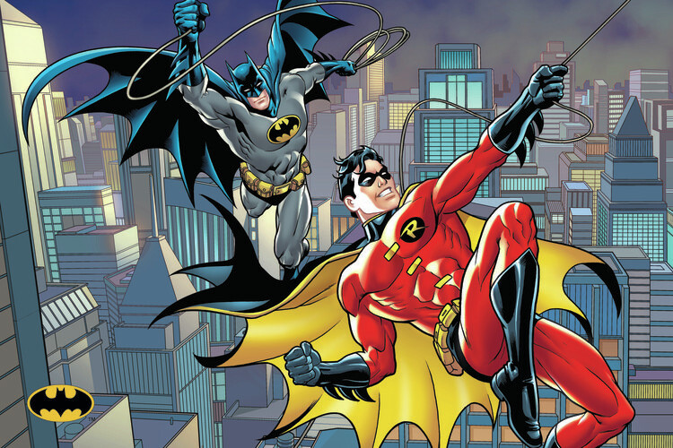 Εκτύπωση καμβά Batman and Robin - Night saviors