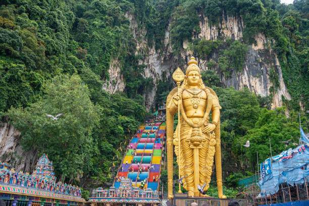 Kunstfotografie Batu Caves Temple is a well-known