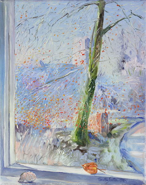 Obraz na plátně Beech Tree and Haw Frost, 1989