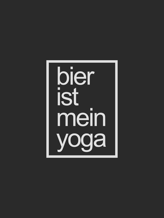 Arte fotográfico bier ist me in yoga