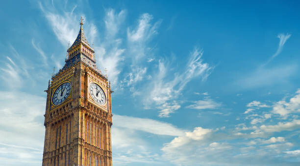 Художествена фотография Big Ben Clock Tower in London,