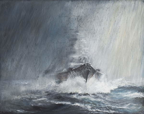 Fototapeta Bismarck 'through curtains of Rain Sleet & Snow