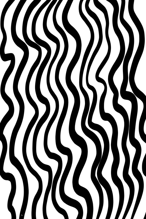 Ilustrace Black waves