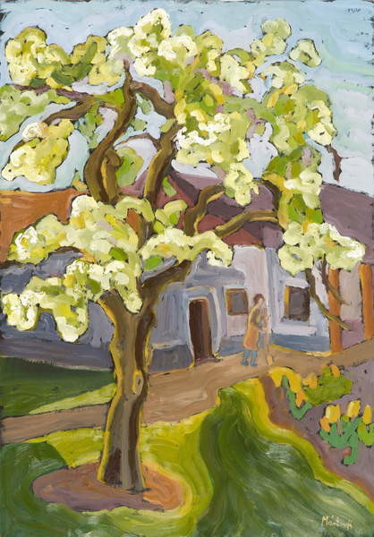 Obraz na plátně Blooming Pear Tree, 2008