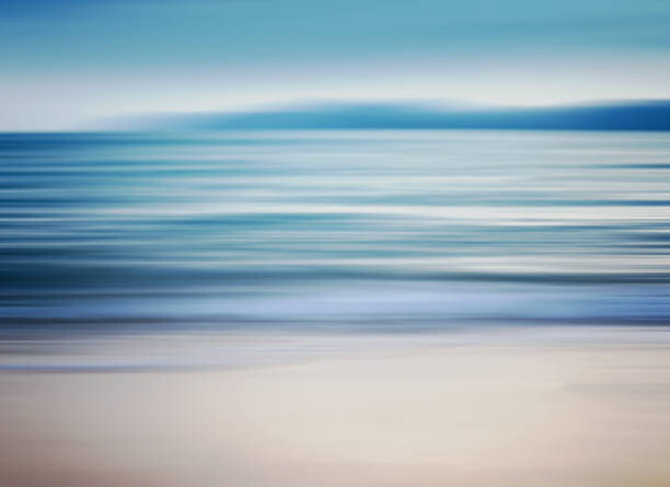 Umetniška fotografija BLUR BACKGROUND . sea sand sky