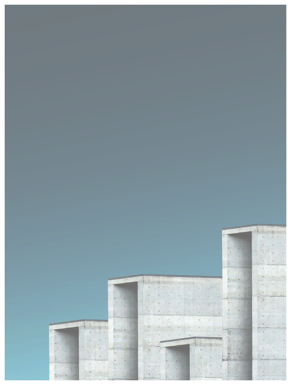 Photographie d'art Border cement buildings