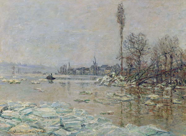 Umelecká tlač Breakup of Ice, 1880