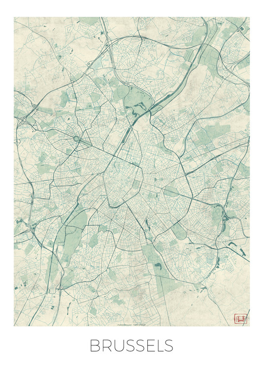 Mapa Brussels