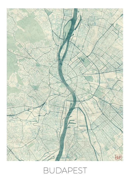 Mapa Budapest