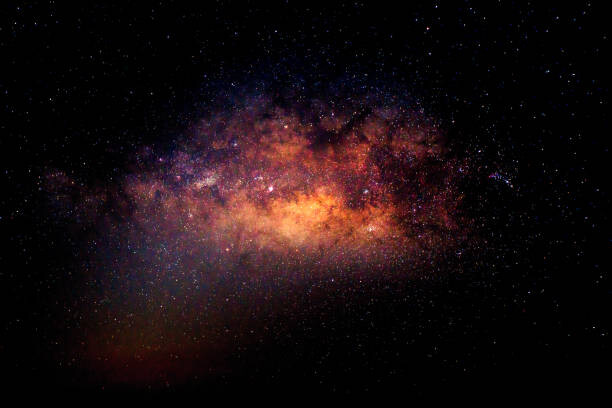 Művészeti fotózás Center Milky way galaxy with stars