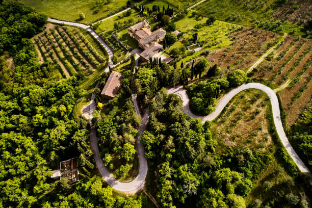 Fotografi Chianti Wine Region, Tuscany, Italy