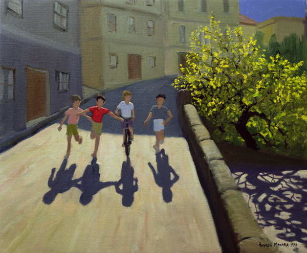 Obrazová reprodukce Children Running, Lesbos, 1999