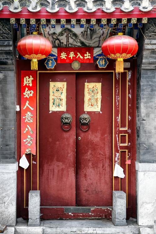 Arte fotográfico China 10MKm2 Collection - Red Door