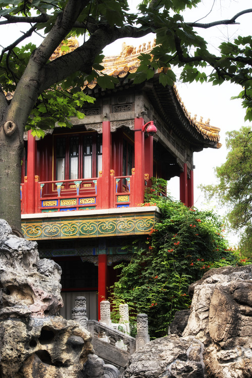 Umelecká fotografie China 10MKm2 Collection - Red Pavilion