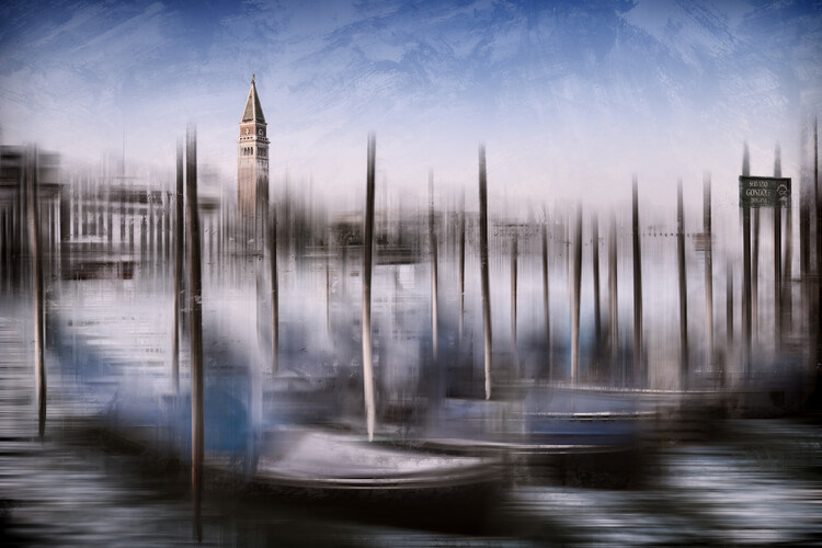 Arte fotográfico City Art VENICE Grand Canal and St Mark's Campanile