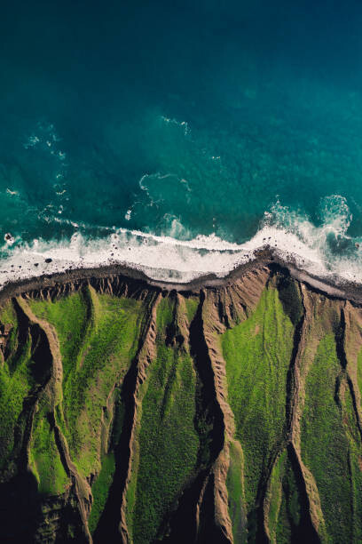 Umjetnička fotografija Cliff edge and the Atlantic ocean
