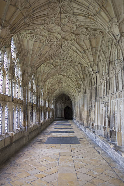 Fotografie de artă Cloister in Gloucester Cathedral, England