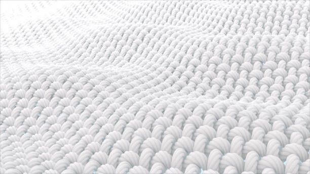 Fotografie de artă Close up fabric fiber in underwater