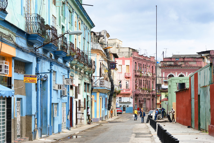 Arte fotográfico Colorful Architecture of Havana