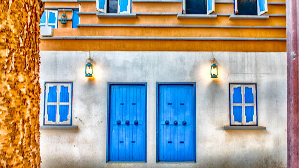 Fotografia artystyczna Colorful houses in Abha
