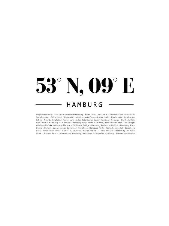 Photographie d'art coordinateshamburg